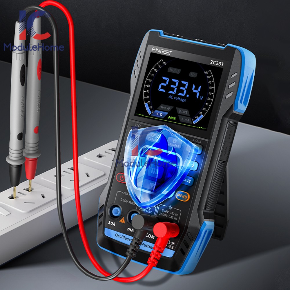 FNIRSI 3-IN-1 Handheld Digital Oscilloscope Multimeter Function Signal Generator