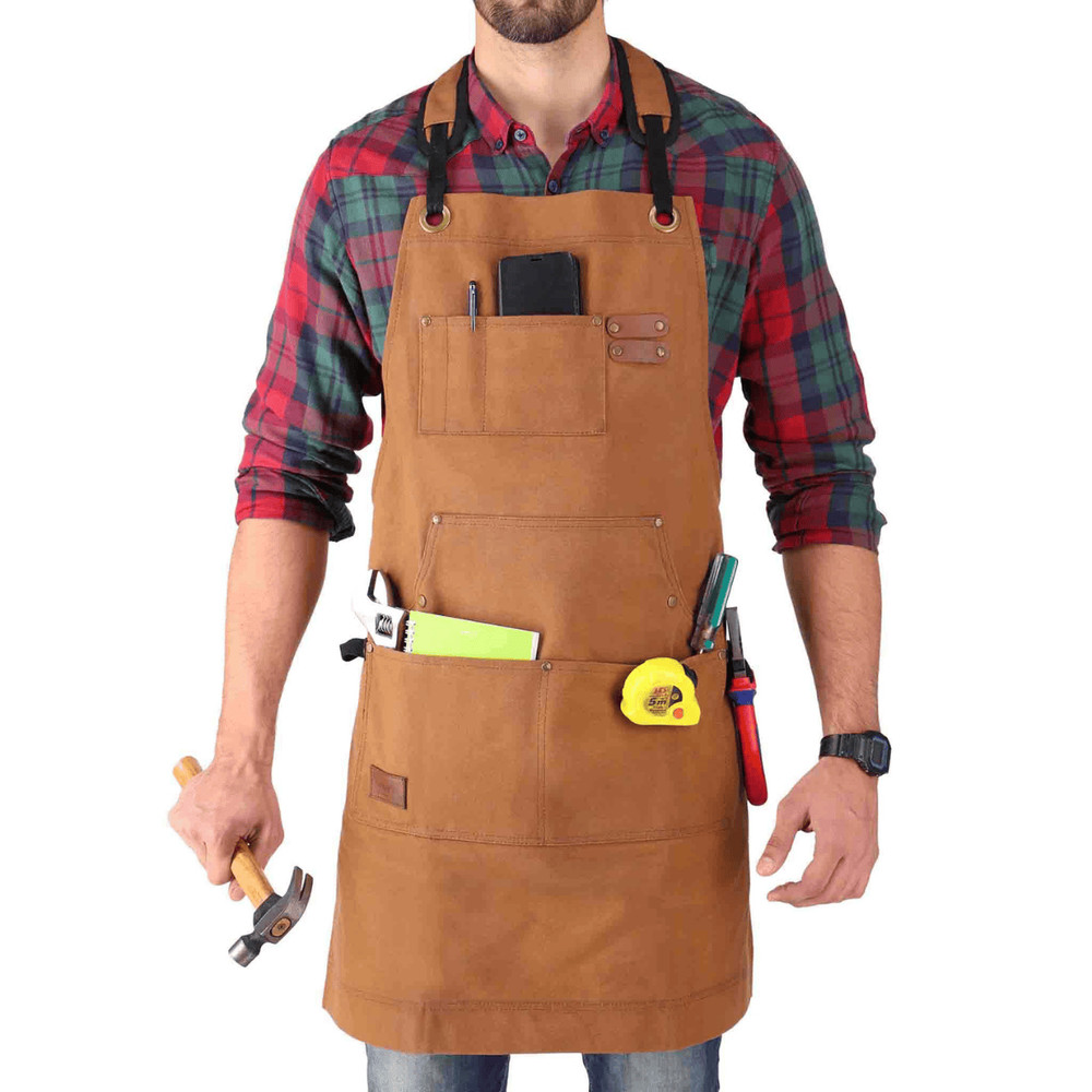 White Duck Work Apron