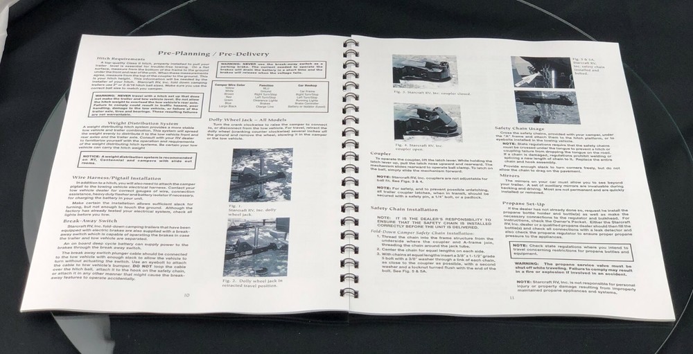 Starcraft 2008 Folding Camping Trailers Owners Manual User Guide Instructions
