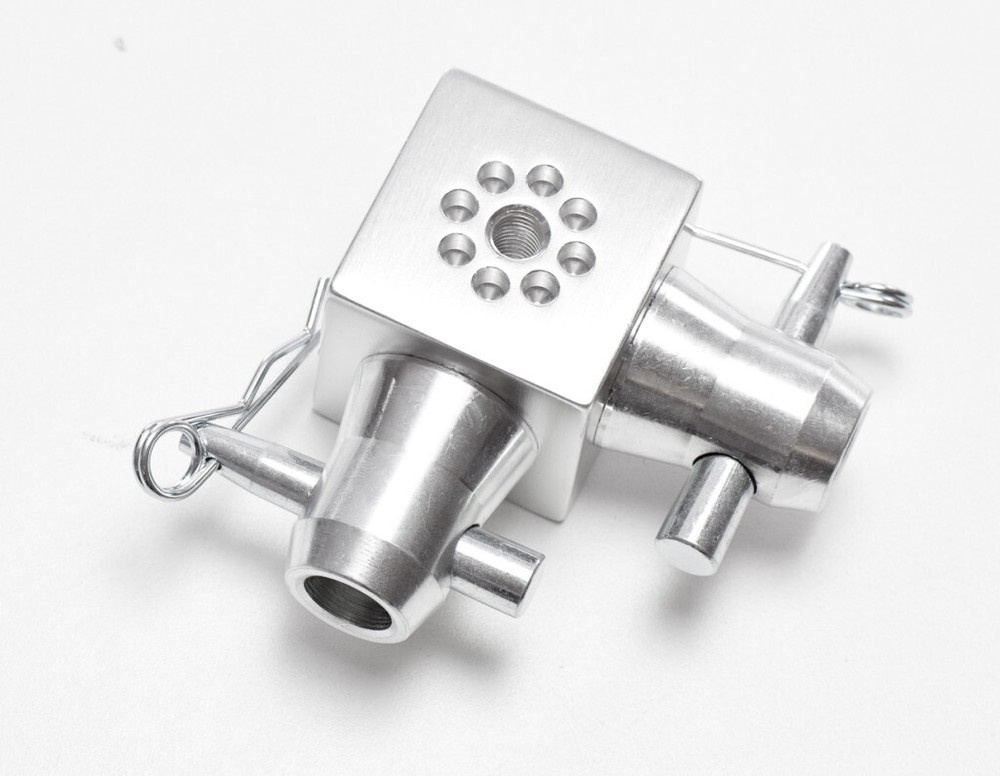 Truss 6-Way Dice Silver with 2 Connical Couplers