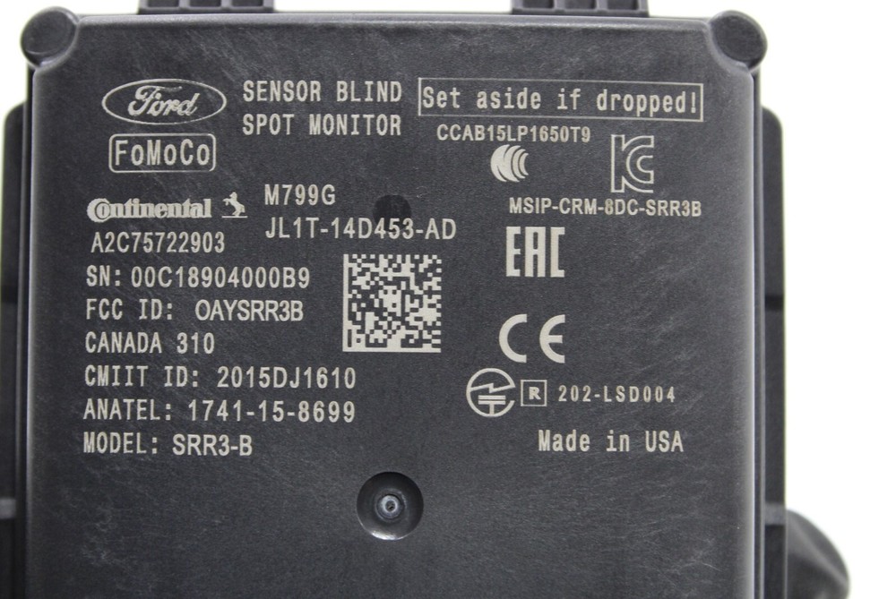 2018 - 2021 LINCOLN NAVIGATOR REAR RIGHT BLIND SPOT RADAR SENSOR MODULE OEM