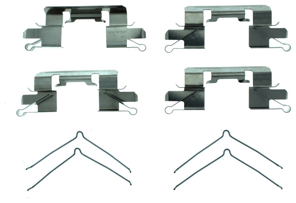 For 2011-2013 Nissan LEAF | Centric Front Disc Brake Hardware Kit | Premium
