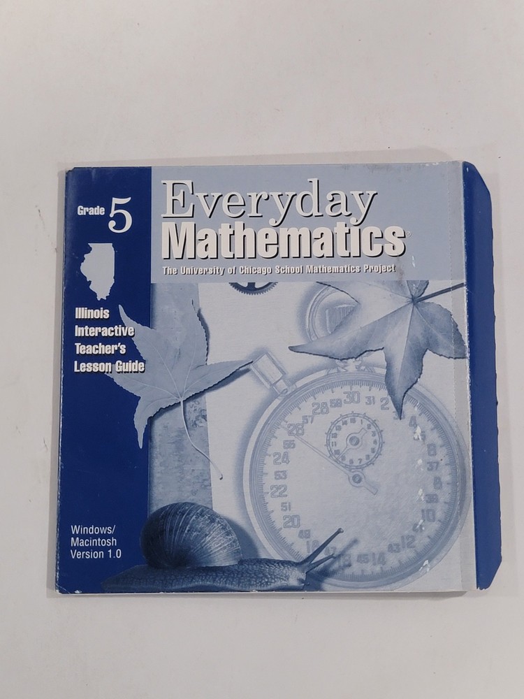 6 Mathematics PC CD-ROMs - Everyday Math Grades 1, 2 & 5, McGraw-Hill Math