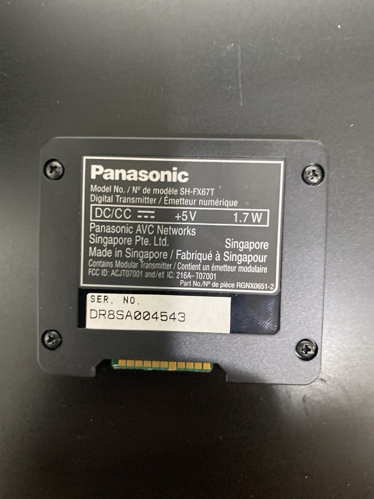 Panasonic SH-FX67T Wireless Speaker Digital Transmitter Card OEM Replacement
