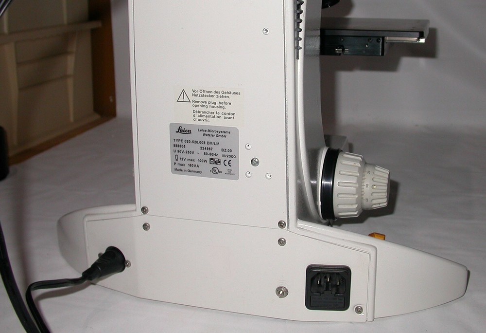 Leica DM LM DIC Nomarski Brightfield Darkfield Reflected Light Microscope