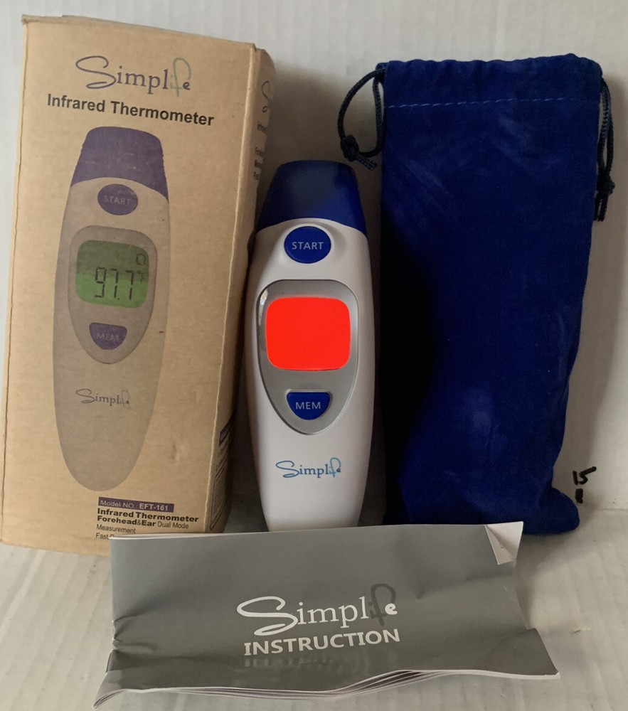 Infrared Thermometer, Ear and Forehead
