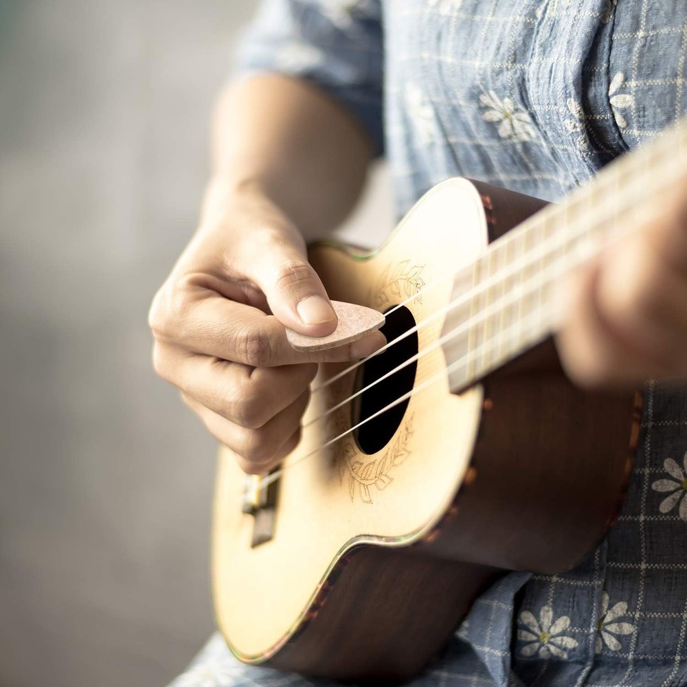 5 Sets Nylon Ukulele Strings with 10 Ukulele Felt Picks Strings Accessories K...