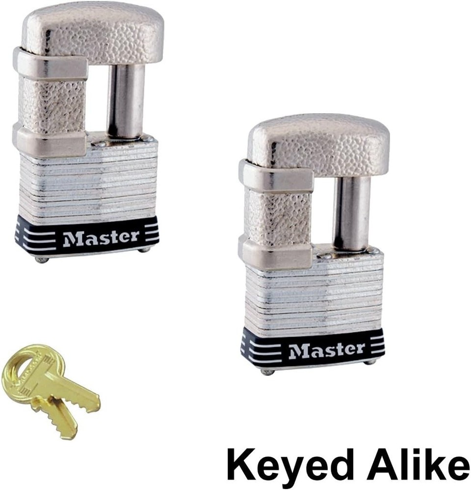 Master Latch Lock - (2) Keyed Alike Trailer & Multi Purpose Padlocks #37KA - 2
