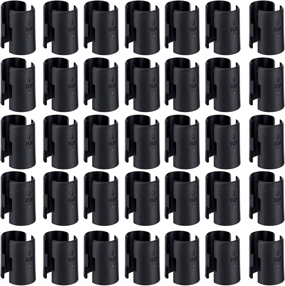 50 Pack Wire Shelf Clips for 1" Post Shelving - Secure Your Storage!
