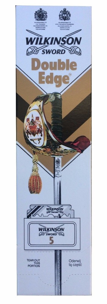 100 Wilkinson Sword double edge razor blades