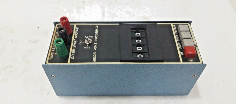 Time Electronics 404S DC Millivolt Source Multi Function Calibrator With Case