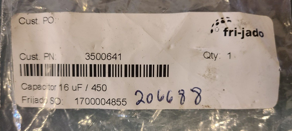 Fri-Jado 3500641 Capacitor 16uF / 450     AA