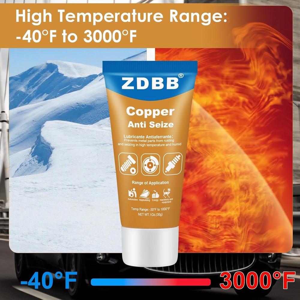 Anti-Seize Lubricant Copper Antiseize 2 PCS,