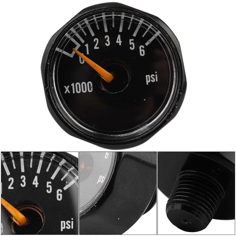 1/8NPT Precision Valve Mini Pressure Gauge Carbon Dioxide Micro