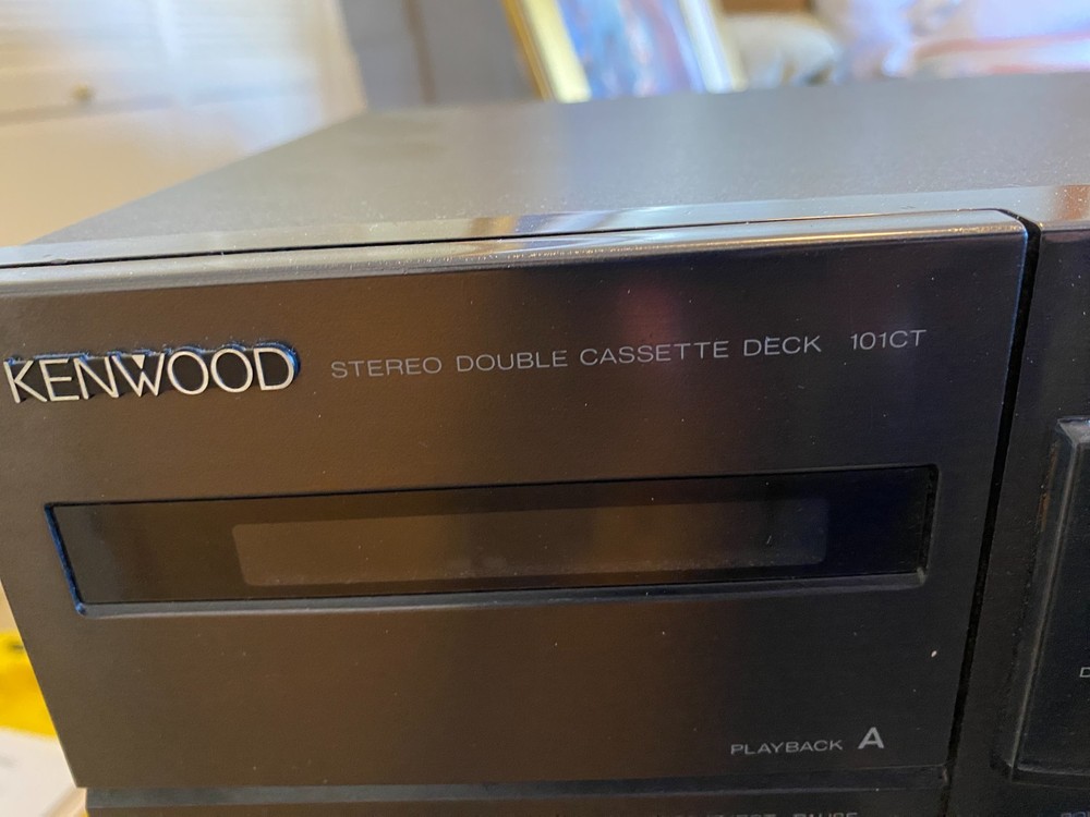Pre-owned Kenwood 101CT stereo double cassette deck tested