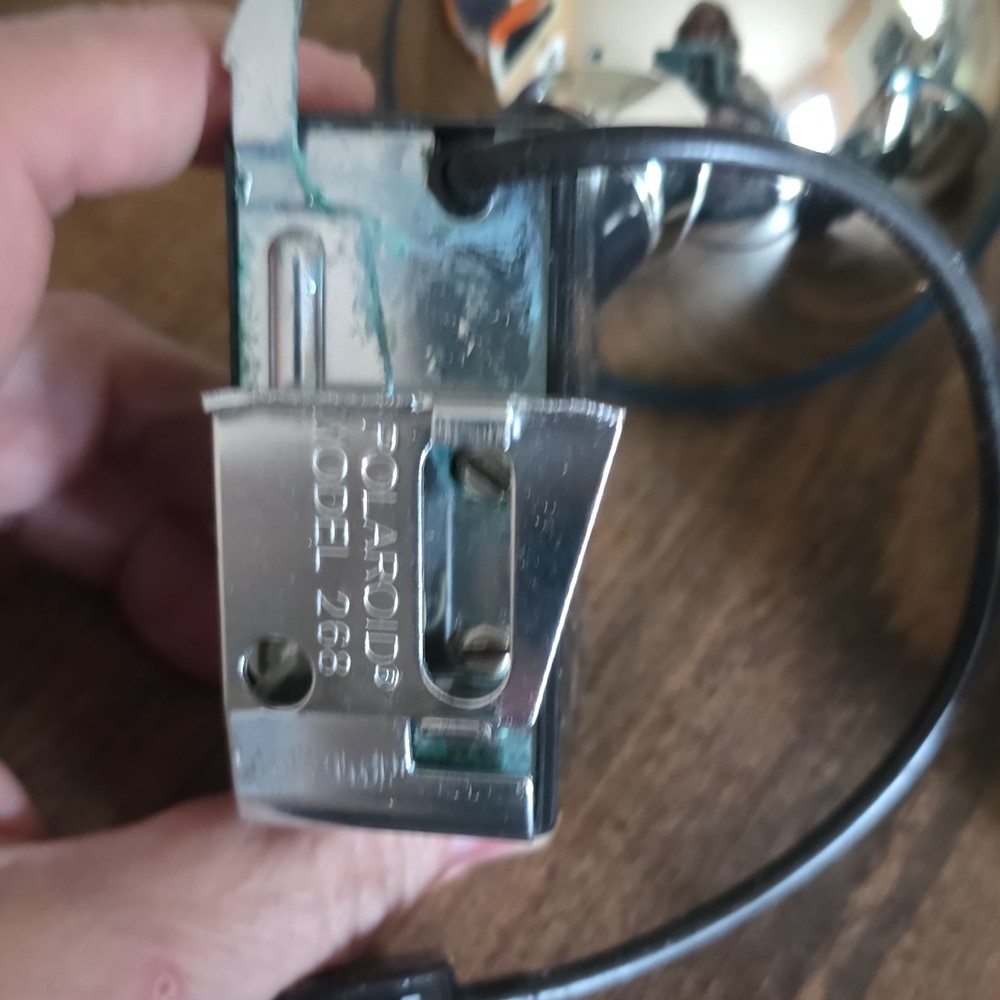 2 - Polaroid 268 Flash Blue Reflector Accessory for Vintage Camera