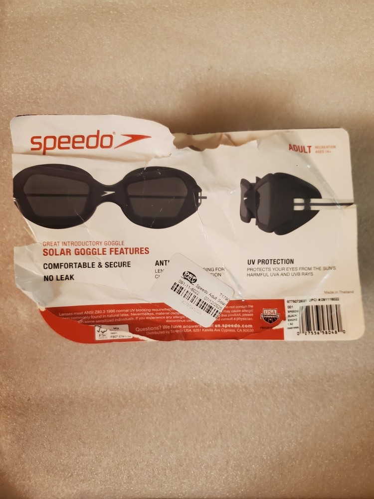Speedo Great Introductory Goggle for Ages 14+ Adult