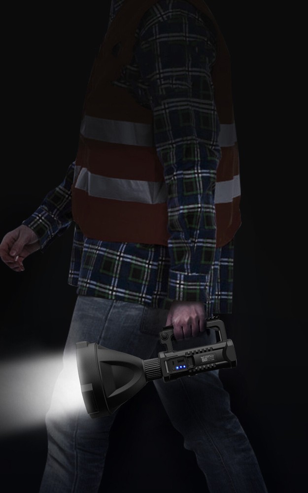 200000LM XHP70 LED Flashlight Work Light USB Rechargeable Searchlight 4 Modes