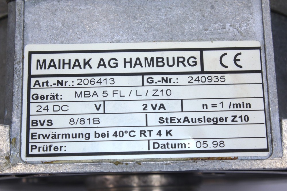 MAIHAK MBA5FL/L/Z10 LEVEL INDICATOR 206413