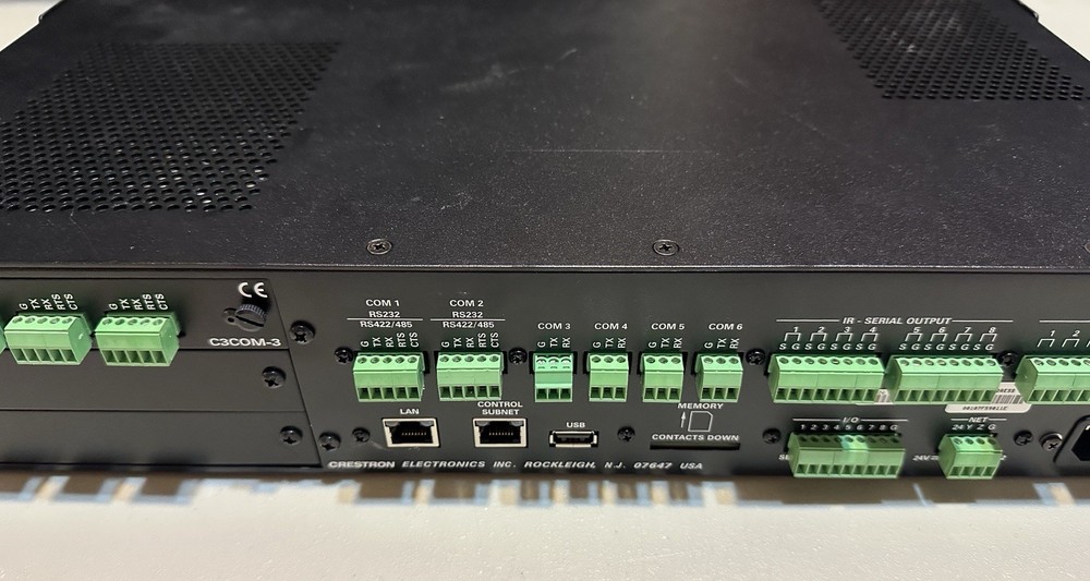 Crestron PRO3 Control Processor + 1 Crestron C3COM-3 Card [USED]