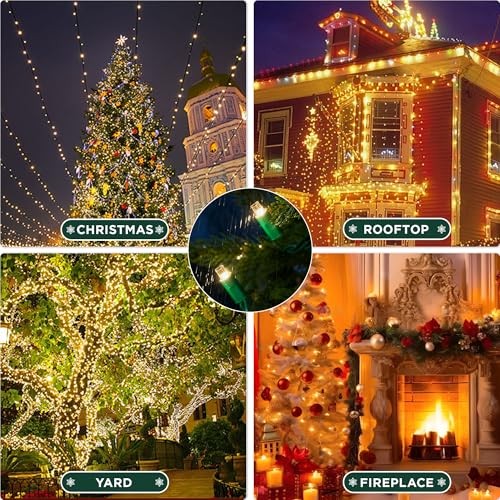 5MM Christmas String Lights (), Mini LED String 25FT Warm White - Steady