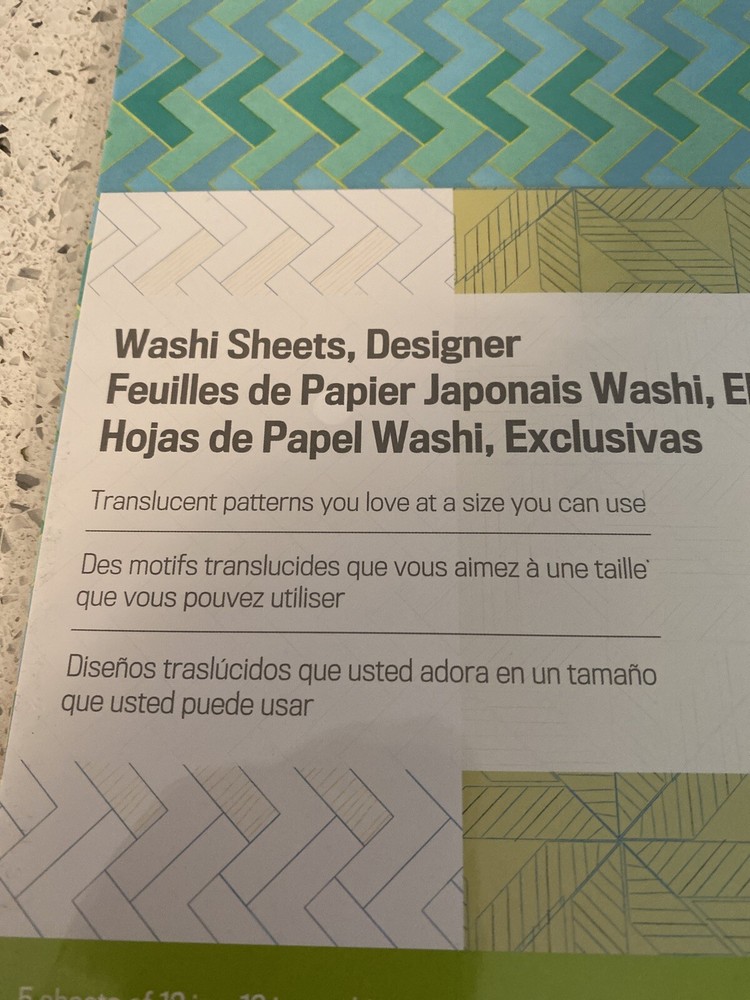 New Cricut Washi Sheets, Designer