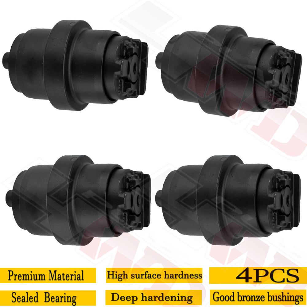 4PCs Bottom Roller Track Roller For John Deere 27D Excavator Undercarriage