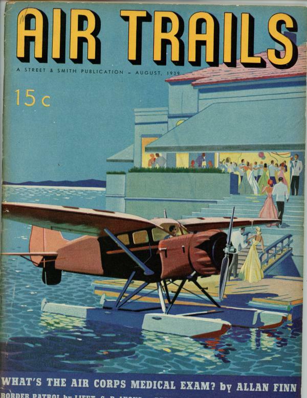 Air Trails Aug 1939 Pulp