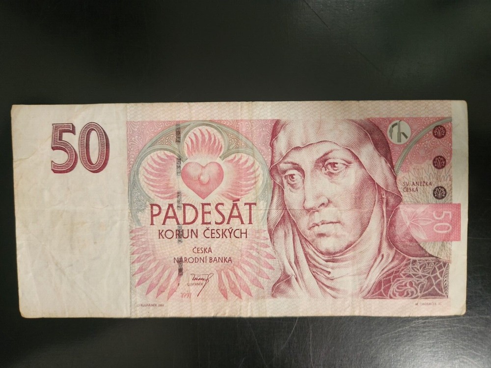 Czech Republic Baknote 50 Korun 1997 circulated