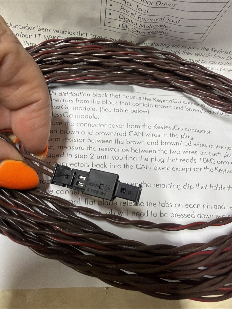 🔥Compustar Data Controller Remote Start For Mercedes KeylessGo FT-MBKG20-HRN