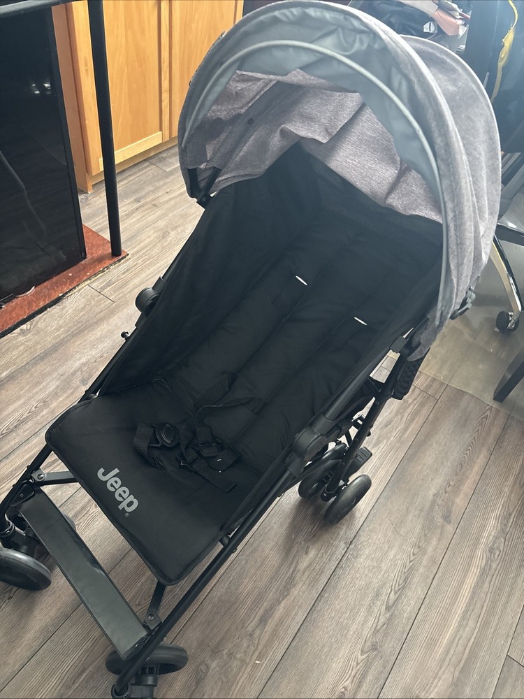 Jeep Power Glide Lightweight Travel Stroller Black
