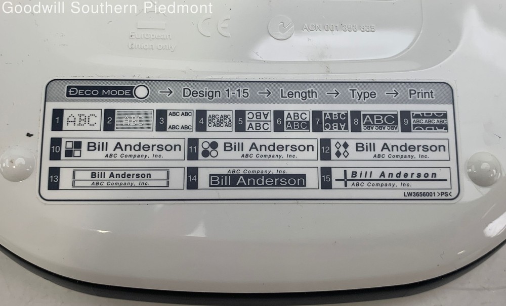 Brother P-Touch PT-1290 Label Maker - Tested