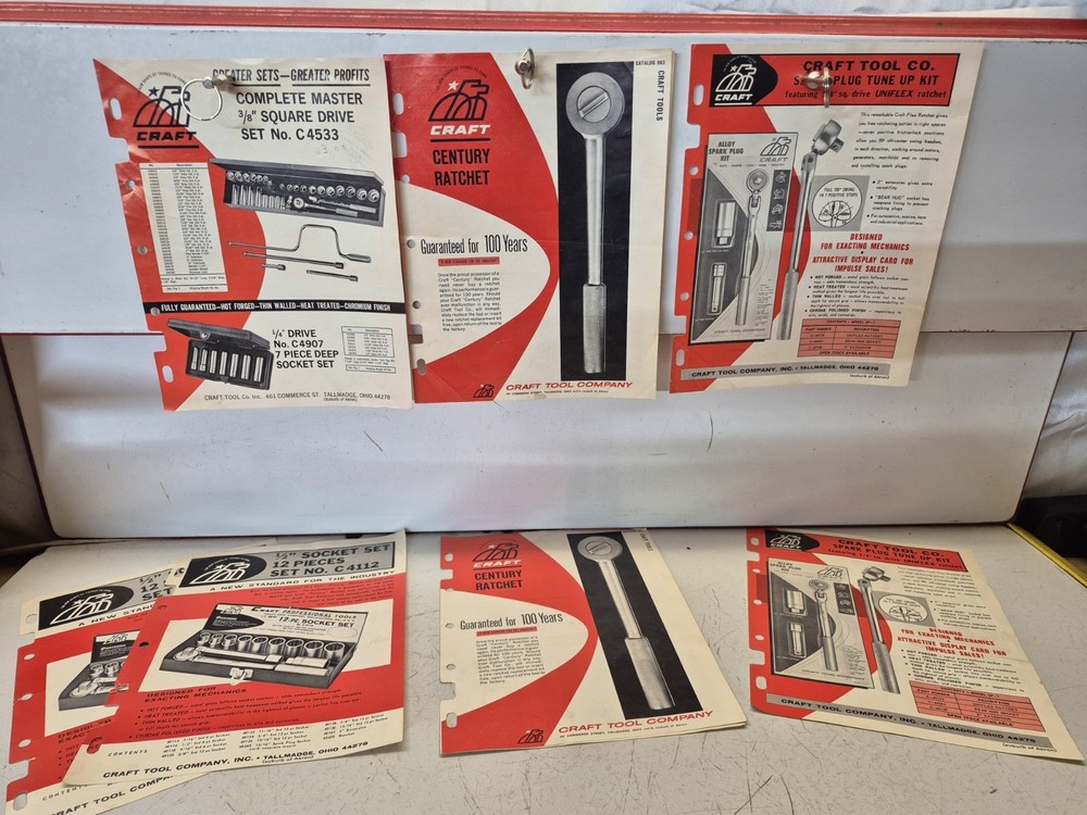 Craft Tool Company Catalog Inserts