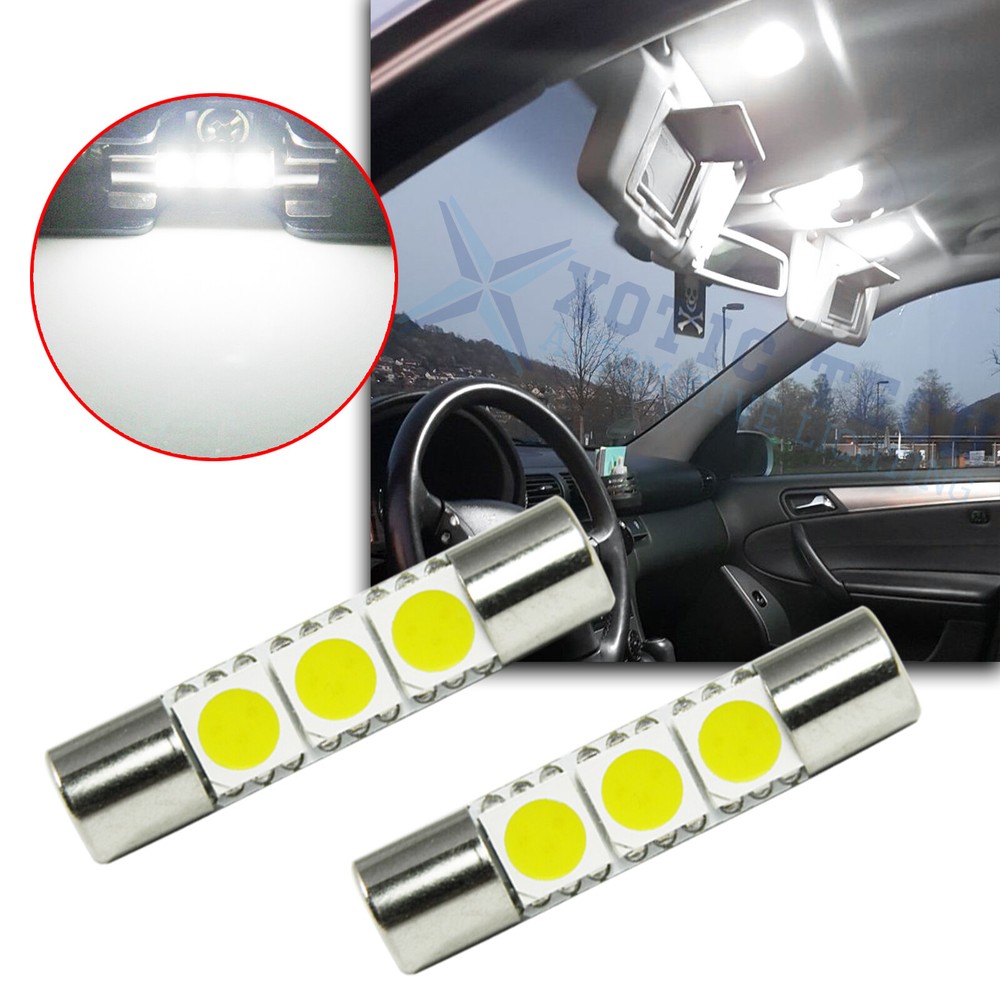 White LED Interior + Reverse Light Bulbs Package Kit for Nissan Titan 2004-2015