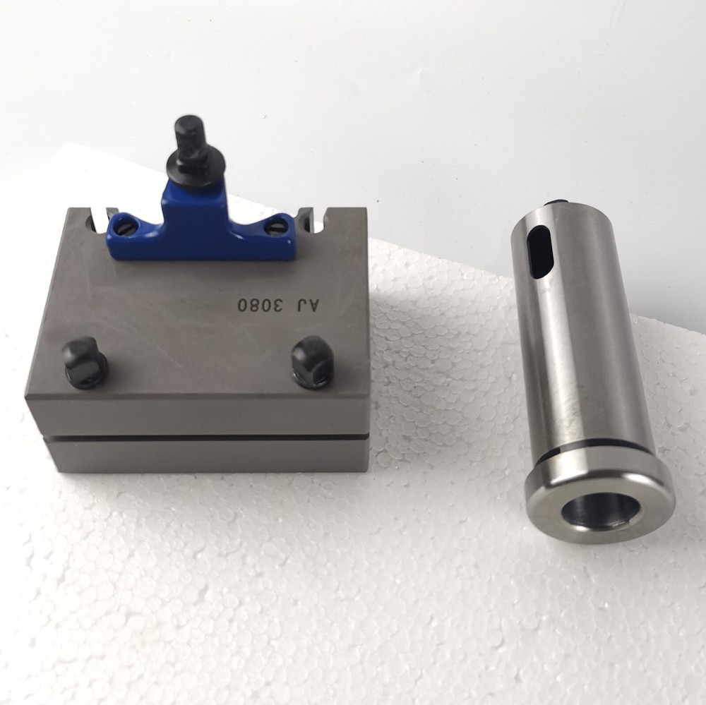 Fine Ground AJ3080 Drilling Tool Holder & MT1 MT2 Sleeve 4 A Multifix Tool Post