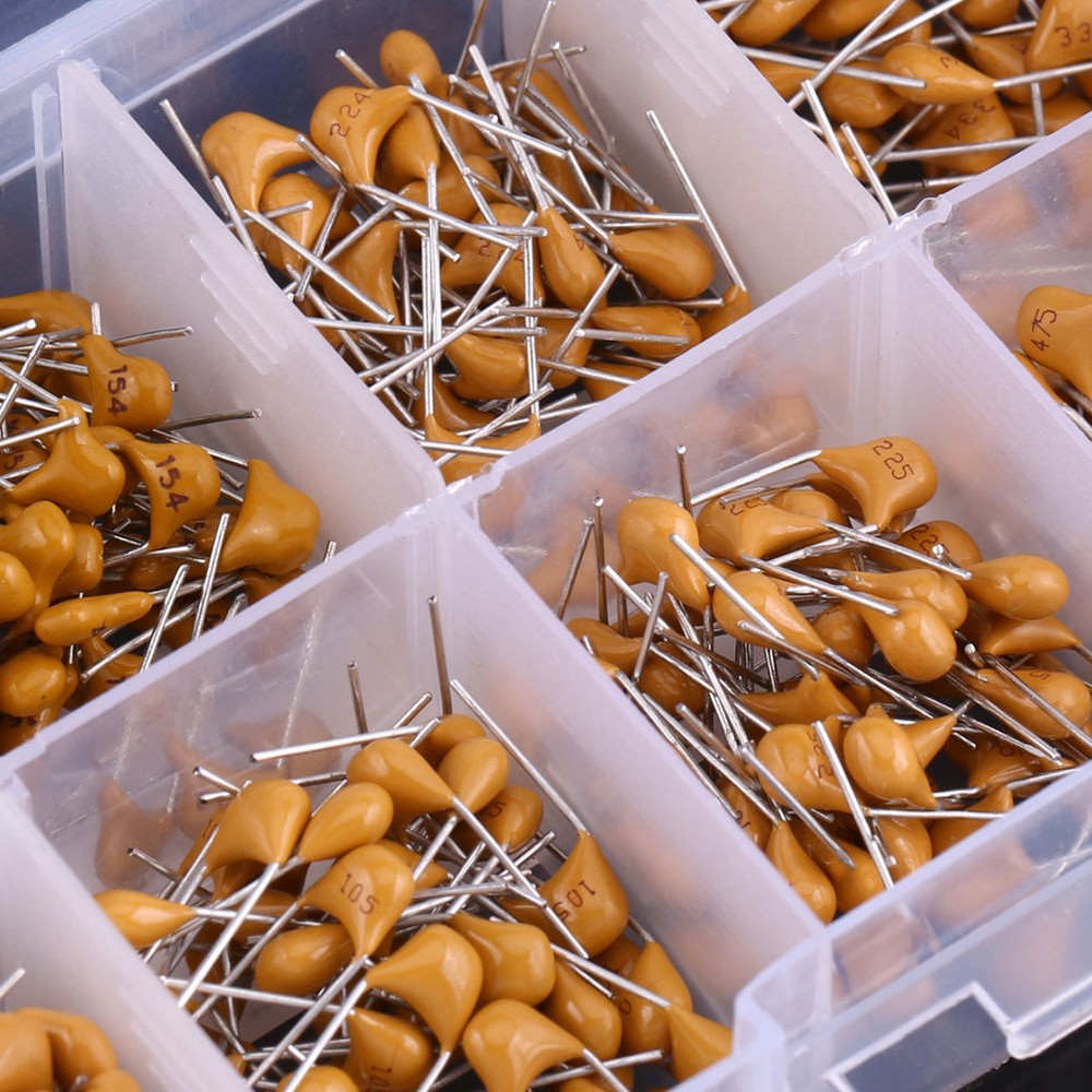 0.1uF~10uF 50V Ceramic Capacitor Assorted Kit 500Pcs 10 Value