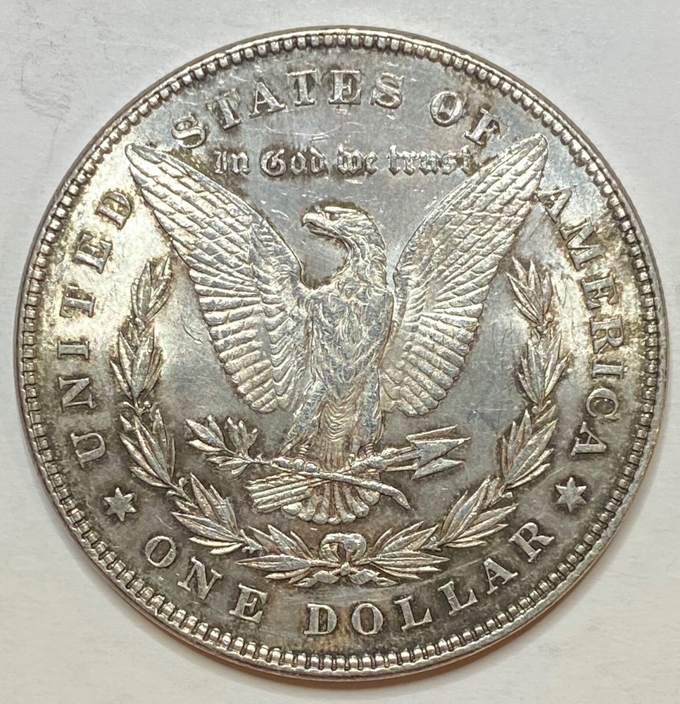 1878 Reverse of '78 Morgan Silver Dollar Seven Tail Second Reverse
