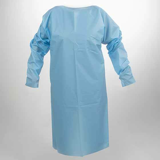 TIDI Gown Universal Size Blue - 75CT