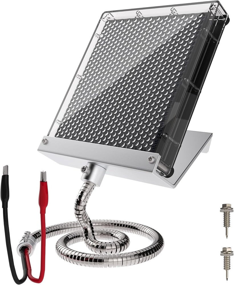 6V Solar Panel Battery Charger for Deer Feeder, 1.7W Waterproof Solar Panel with