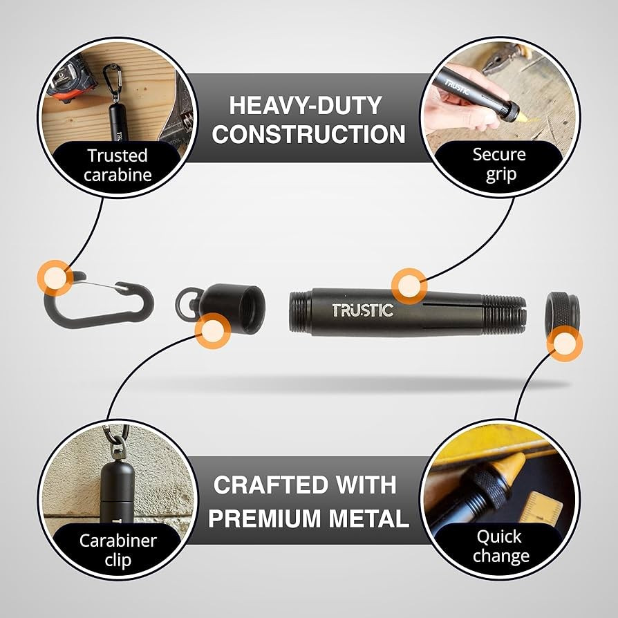 Construction Crayon Metal Holder