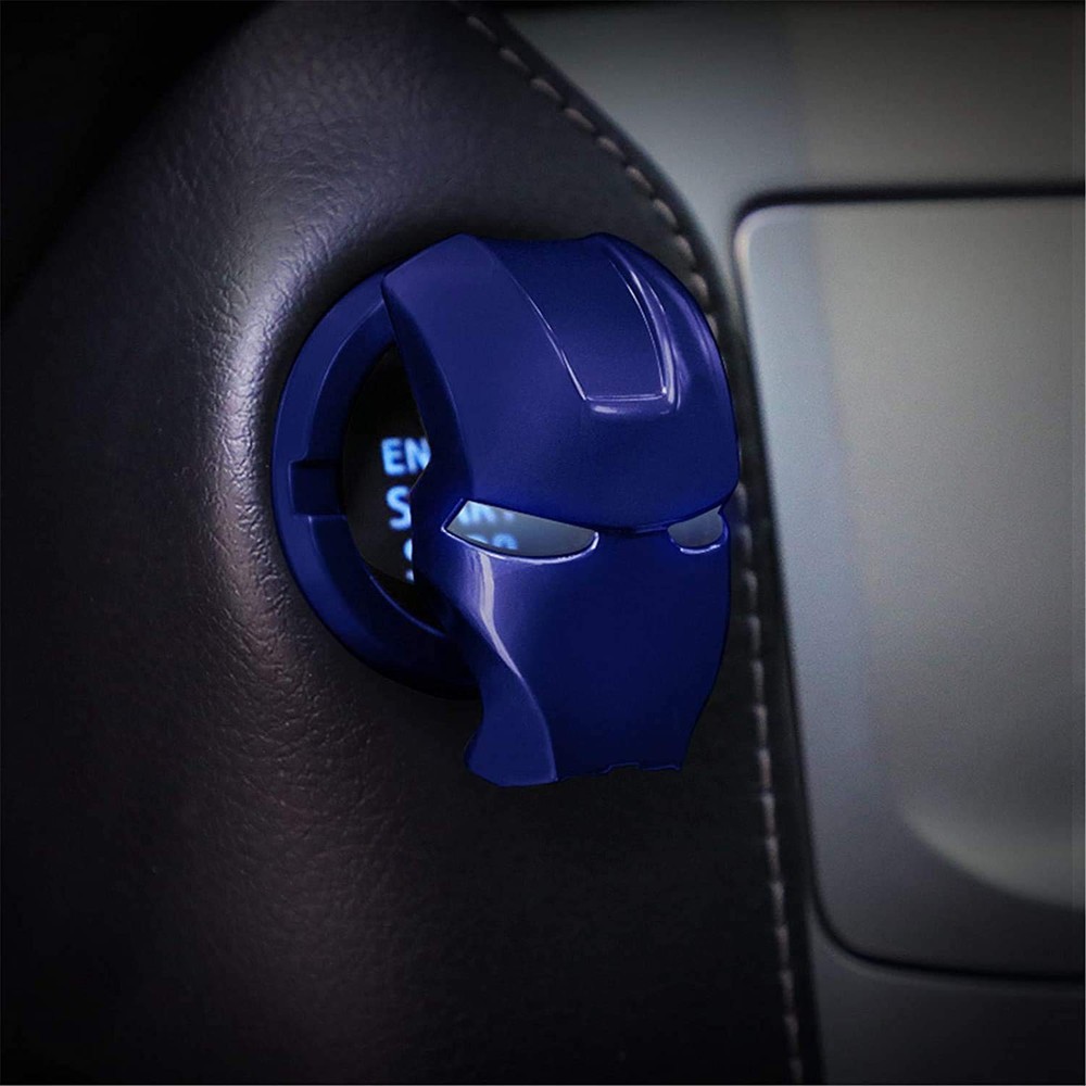 Car Engine Start Stop Button Cover Push to Start Button Ignition Cover Anti-Scra