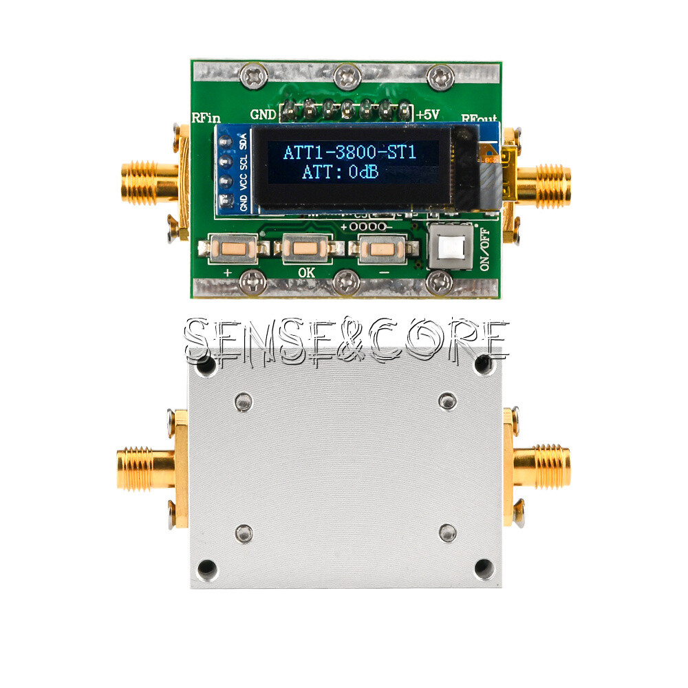 1MHZ-3800MHz Digital Programmable RF Attenuator Control 0-31dB Adjustable 1dB-