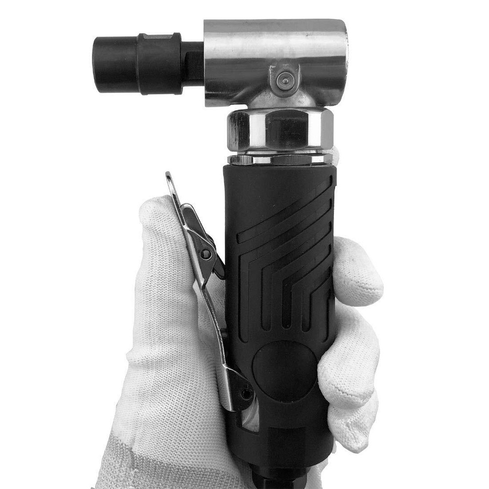 1/4 inch angle air die grinder with 4 pcs 2 roll lock sanding discs
