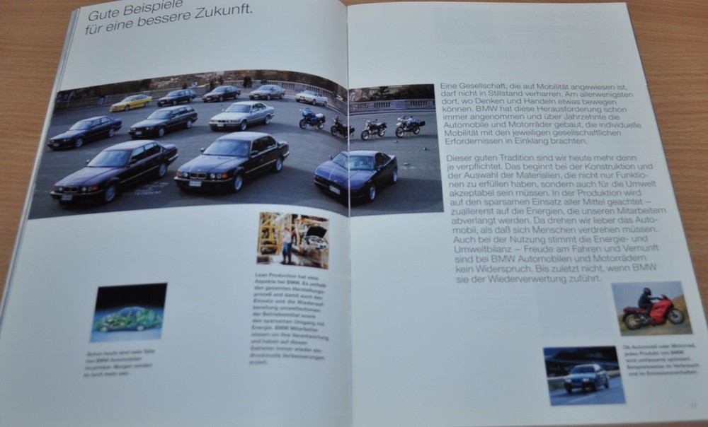 1993 BMW Brochure Prospekt German Edition