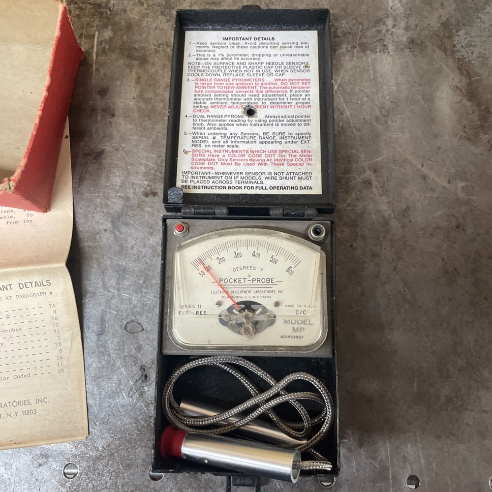 Pocket Probe Pyrometer Model MP