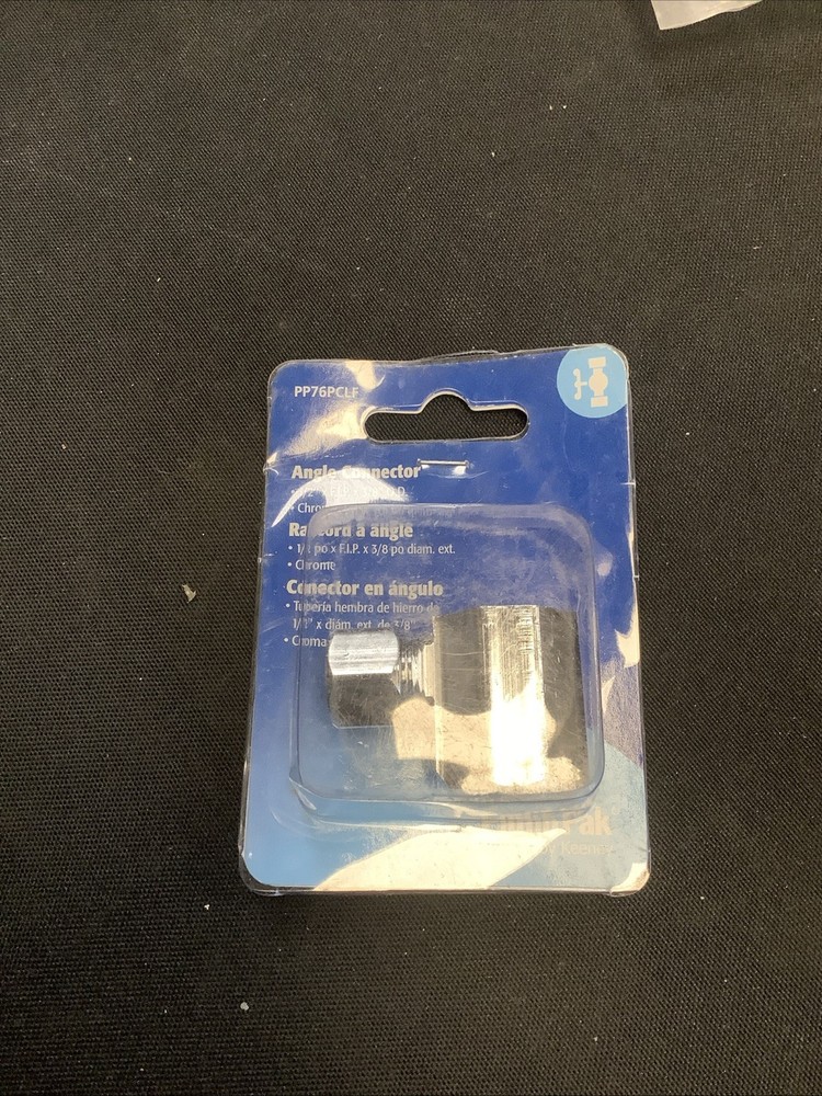 Angle Connector  Chrome. PP76PCLF. @93.