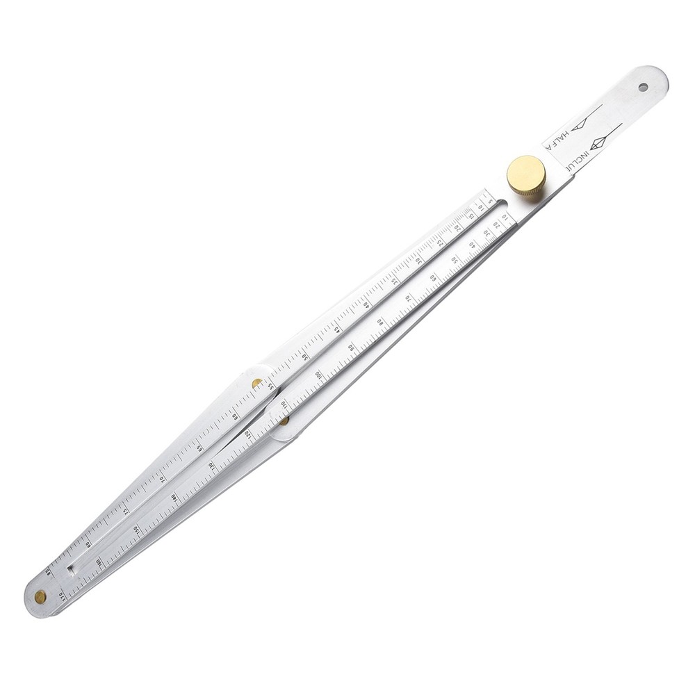 Square Protractor Protractor Stainless Steel Tool 17.1cm Silver Artifact