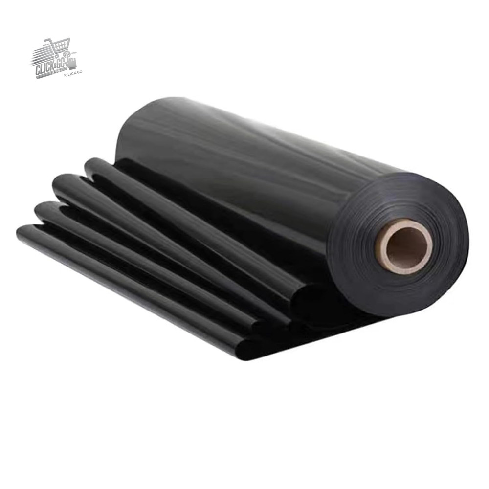 Heavy Duty Black Plastic Polyethylene Cloth 2M X 2M, Poly Cover Sheets