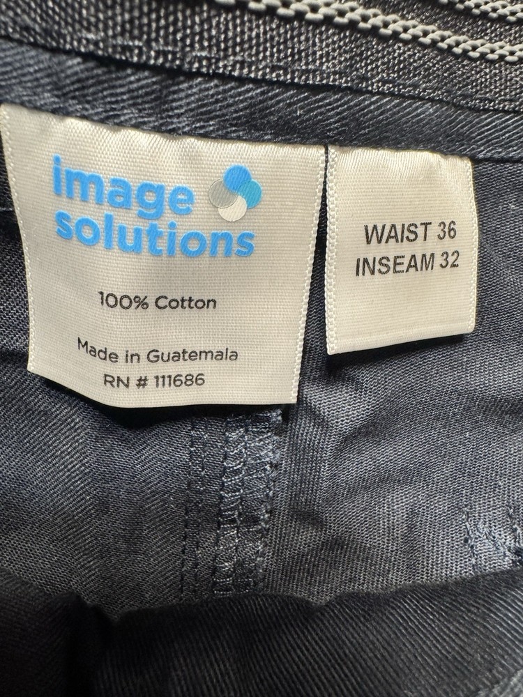 Image Solutions Tactical, Performance Pants, Cargo, Blue, Men's Size 36X32
