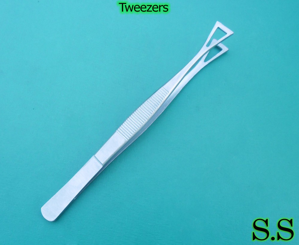Tweezers 6" Body Piercing Surgical Tools